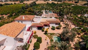 an aerial view of a house with a garden at Can Jaume by Ocean Drive in Ibiza Town