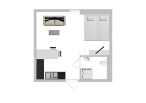 a floor plan of a house at Haus Nordstern Wohnung 5 in Borkum