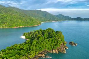 an island in the middle of a large body of water at Beach Jungle in Ko Chang +5 photos