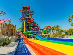 a roller coaster at a water park at Rixos Beldibi - Adult Only - The Land of Legends Access in Beldibi +110 photos