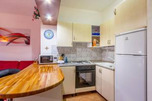 Kuchyň nebo kuchyňský kout v ubytování Apartments Villa Ana