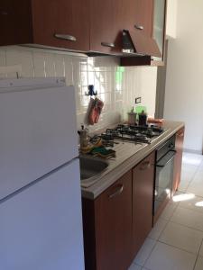 Kuchyňa alebo kuchynka v ubytovaní L'arco di corso Garibaldi 202