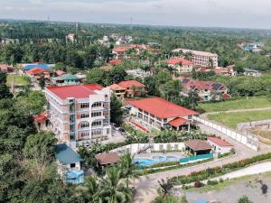 an aerial view of a resort at Achilles Hotel in Maitim