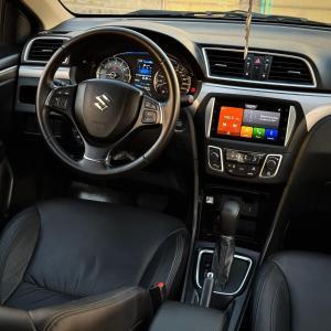 a view of the steering wheel and dashboard of a car at private car in cairo in Asyut