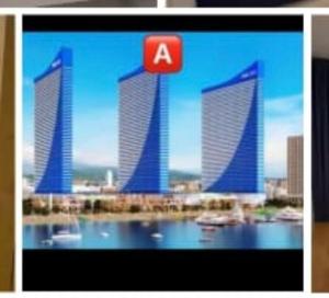 a picture of a picture of a city with buildings at ა ბლოკი in Stantsiya Batumi-Passazhirskaya