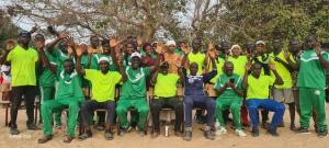 a group of people posing for a picture at WYCE Gambia Lodge in Dau Dula +2 photos