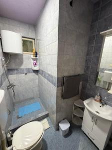 a bathroom with a toilet and a sink at Home Two Brothers in Bar +9 photos
