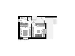 a floor plan of a house at Lookout Resort in the green heart of Slovenia in Rovte +47 photos