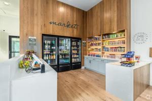 a grocery store with a counter and a pharmacy at Luxury 1bedroom 1bath Tech Hub in Austin