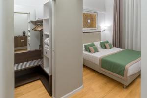 Cama ou camas em um quarto em Les Diamants