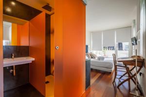 Posteľ alebo postele v izbe v ubytovaní Hotel Viento10
