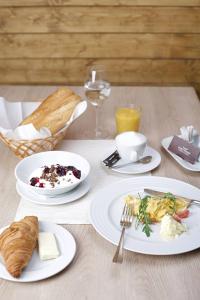 Opțiuni de mic dejun disponibile oaspeților de la Penzion Dobré Hnízdo