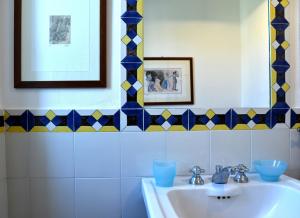 Phòng tắm tại Casa Rosa di Cavoli