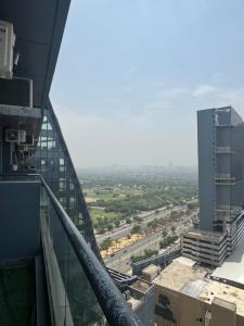 a view of a city from the top of a building at Galaxy Luxury Stay in Ghaziabad