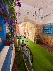 a bike parked on the side of a building at Sale34 in Marsala