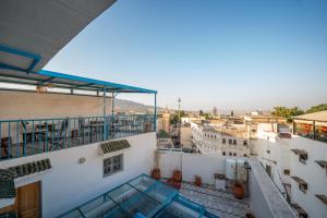 a view from the balcony of a building at Riad Lik in Fez