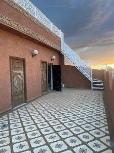 a staircase on the side of a building at marrakesh Big house in Marrakesh