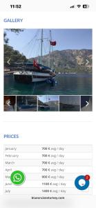 a picture of a boat in the water at Tuncay Captain yacht 1 in Demre