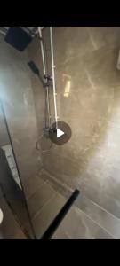 a view of a bathroom with a glass ceiling at Camp Birch Forest in Pljevlja +11 photos
