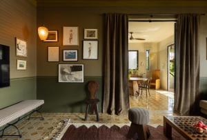a living room with a couch and a table at CASA FRIDA by DW in San Juan