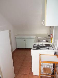 Kuchyň nebo kuchyňský kout v ubytování Apartments Ćorluka