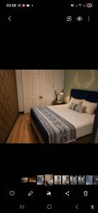 a picture of a bedroom with a bed in a room at Downtown Guest house in Santiago
