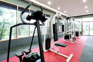 Fitness centrum a/nebo fitness zařízení v ubytování Secret Cliff Resort & Restaurant - SHA Plus