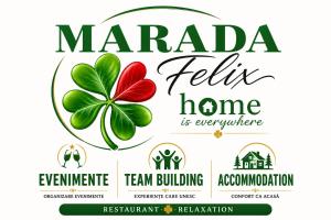 a group of four leaf clovers with the words marada fertilizers home is at MARADA felix in Hidişelul-de Sus