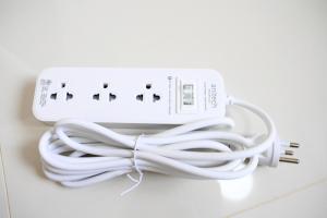 a white wii controller sitting on a counter at Walking distance Thunder Dome in Ban Bang Phang