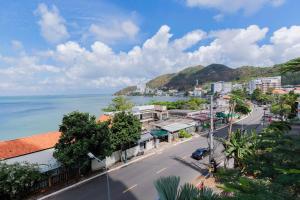 a street in a town next to the ocean at Oyster Bay Vũng Tàu - Seaside Pool Escape in Vung Tau