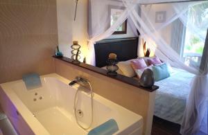 Postel nebo postele na pokoji v ubytování B&B Val D'azur
