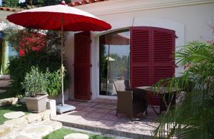 Zahrada ubytování B&B Val D'azur