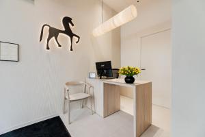 Un televizor și/sau centru de divertisment la Hotel Ciencias Select
