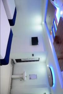 an overhead view of a staircase in a room at SNN Residency in Rāmeswaram