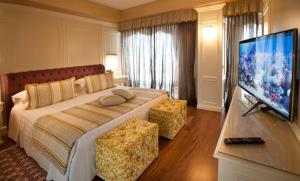 TV o dispositivi per l'intrattenimento presso Hotel Calissano