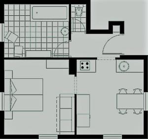 Majutuskoha Ferienwohnung Fürstenbrunn korruse plaan