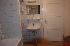 Vannituba majutusasutuses Ferienwohnung Fürstenbrunn