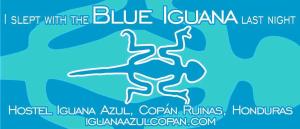 Hostel Iguana Azul tesisinde sergilenen bir sertifika, ödül, işaret veya başka bir belge