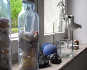 ヴィスマールにあるHotel Willertの貝殻入り花瓶