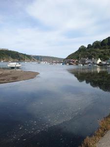 a large body of water with boats in it at 16 Vale Park in Fishguard