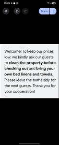 a text message from a stranger on a cell phone at Luxury Living at Ekerum Öland Heated Pool, Golf & Sea! in Borgholm