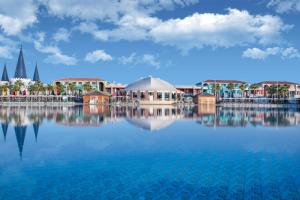 a view of the water in front of a resort at Granada Luxury Belek - Family Kids Concept in Belek