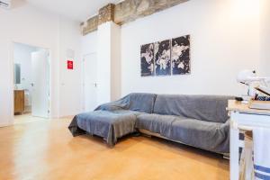 a living room with a couch in the middle of it at Almenara in Almenara