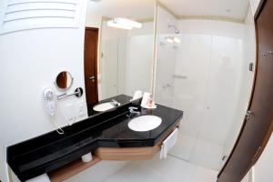Koupelna v ubytování Faria Lima Flat Service