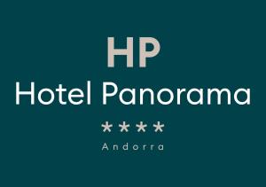 ein Schild mit der Aufschrift HRT Hotel Panama und Ontario in der Unterkunft Hotel Panorama in Andorra la Vella