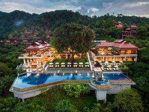 an aerial view of a resort with a swimming pool at Pimalai Resort & Spa in Ko Lanta +136 photos