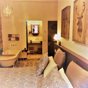 Posezení v ubytování Groc Rooms