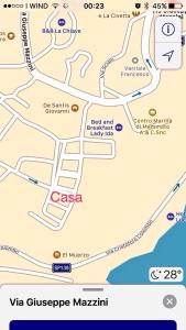 a map of va guyssride marcin at Casa Mansi in Vietri sul Mare