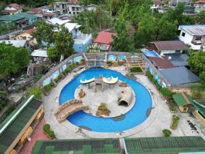 an overhead view of a pool at a resort at Paraiso ni Ronin in Tagudin