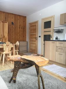 Kuchyňa alebo kuchynka v ubytovaní Nosalove Apartamenty